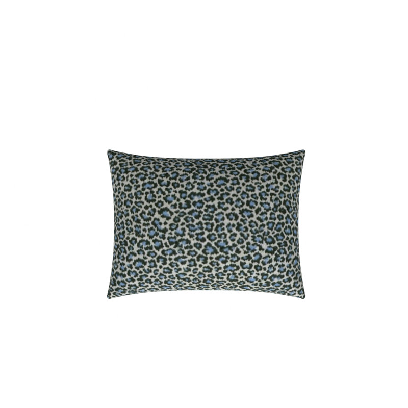 Housse et insert de coussin rectangulaire en coton Studio Line, Marine, 15 po x 20 po