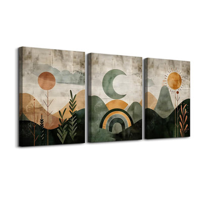 3 Piece Wrapped Canvas Print