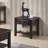 Solid Wood Top End Table with Storage