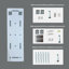 59 po X 16 po Miroir mural rectangulaire pleine longueur, miroir en verre argenté sans cuivre de 5 mm pour la chambre à coucher et le placard, support incassable