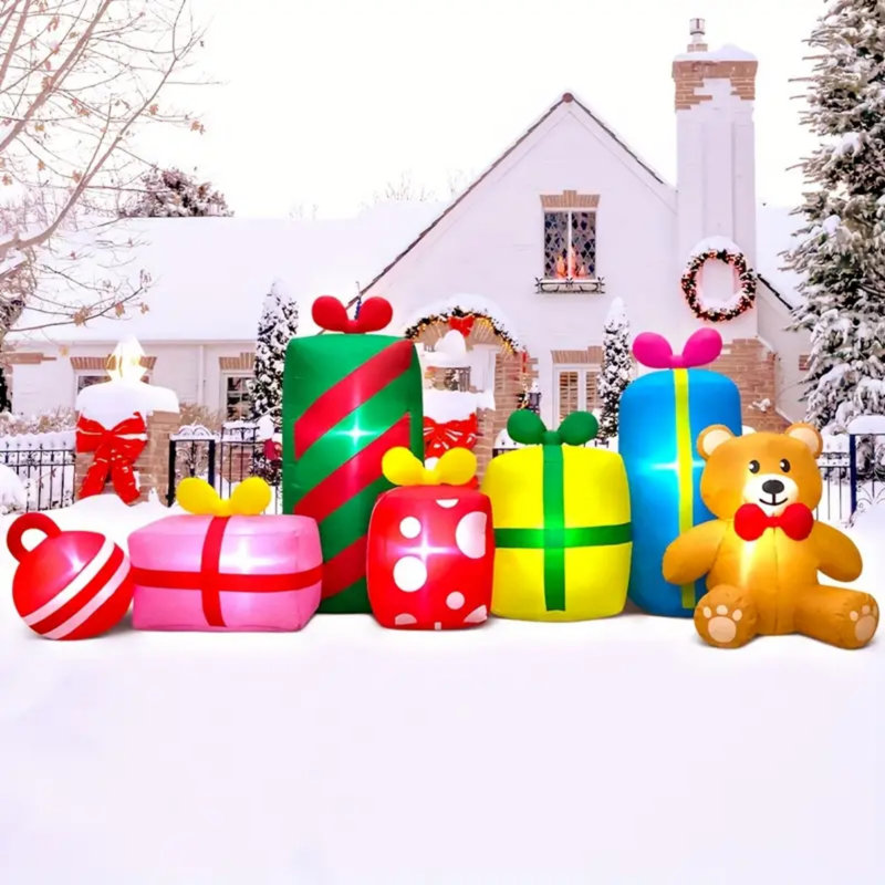 Boîtes-cadeaux gonflables d'extérieur de 10 pi Gain