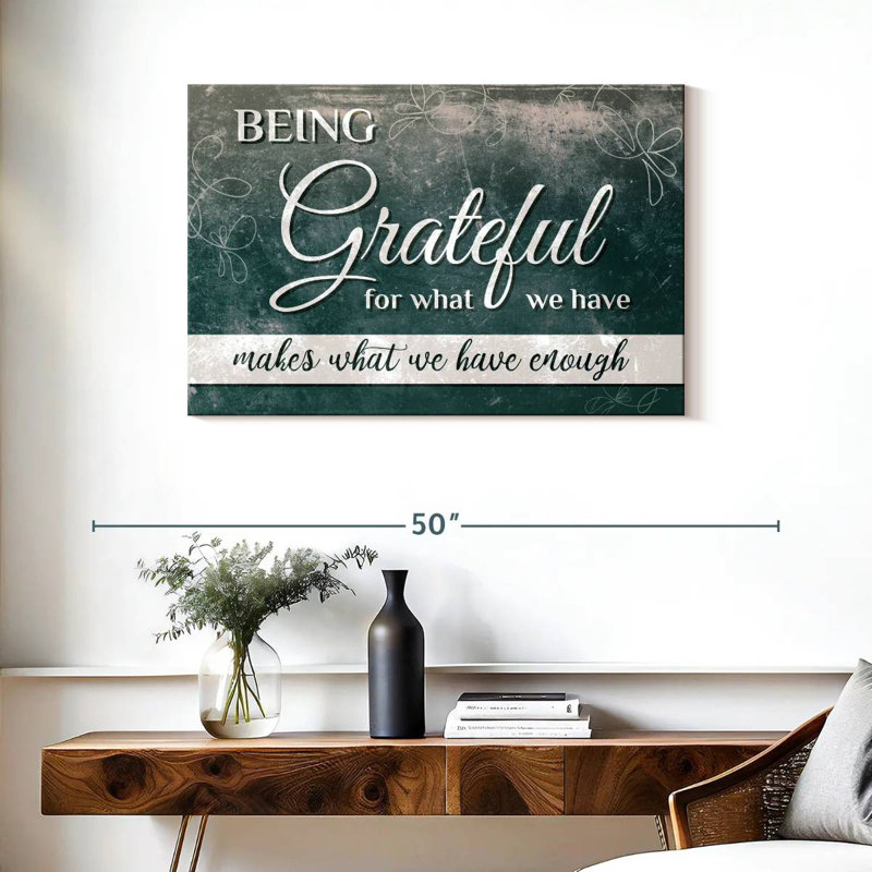 Citation Tergel Being Grateful, H 24 po x l 36 po