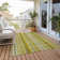 Kinslee Washable Striped Indoor / Outdoor Rug