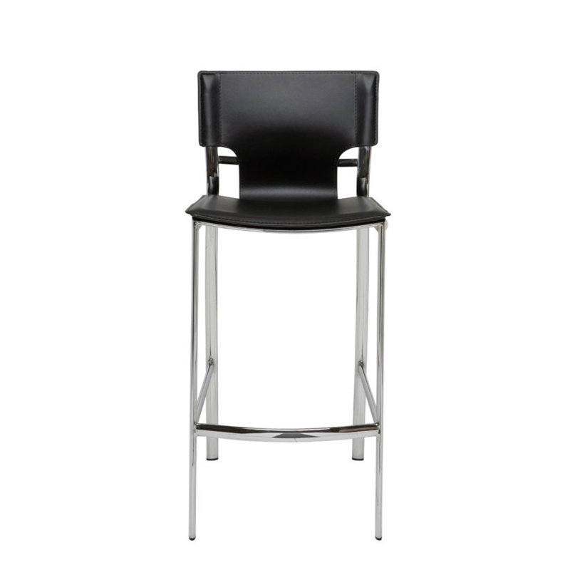 Ensemble de 2 tabourets Tekenya, Noir