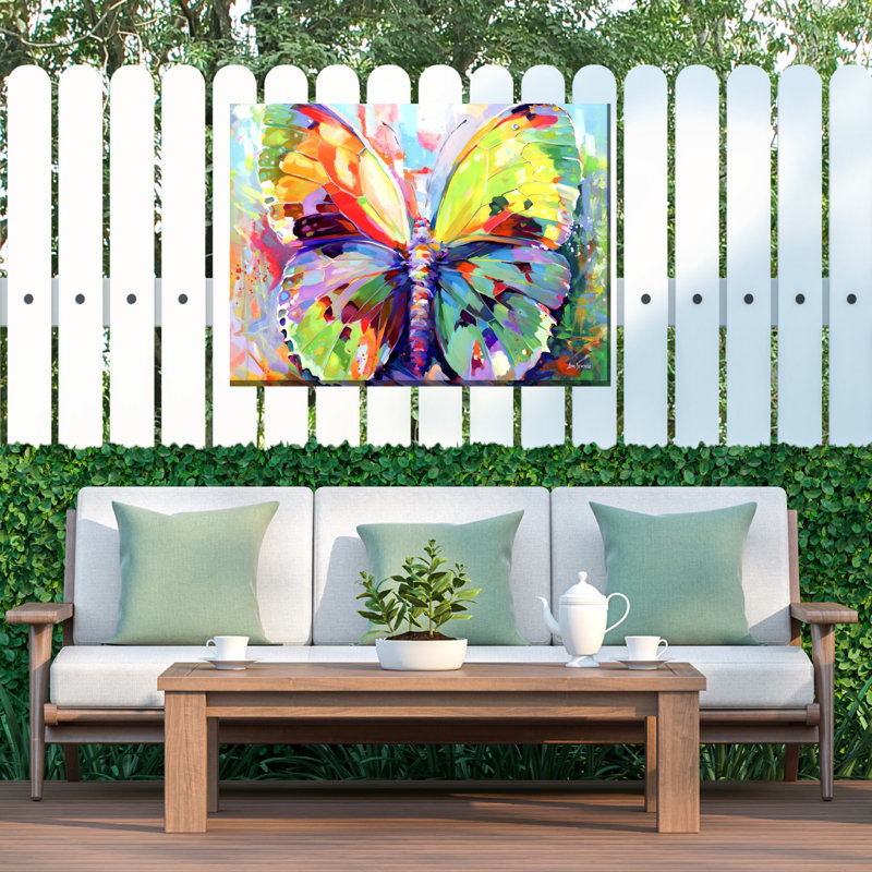 Art sur toile Bright Butterfly