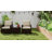 Billmont Wicker/Rattan 2 Person Seating Patio Conversation Sets With Ottoman-1853781990