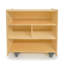 4 Compartment Manufactured Wood Shelving Unit
