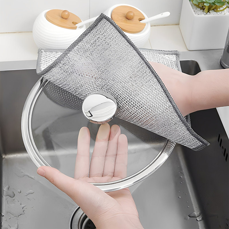 Dish Cloth Kitchen Towel, 20cm L x 20cm W
