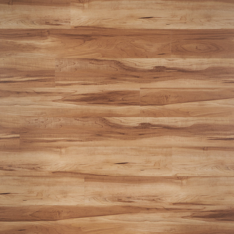 Lujo 48" x 6" x 4.5mm Rigid Click-Lock Luxury Vinyl Tile Flooring (27.39 Sq. Ft. / Case), Maple Monticello