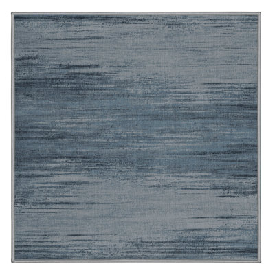 Tapis abstrait gris lavable à la machine