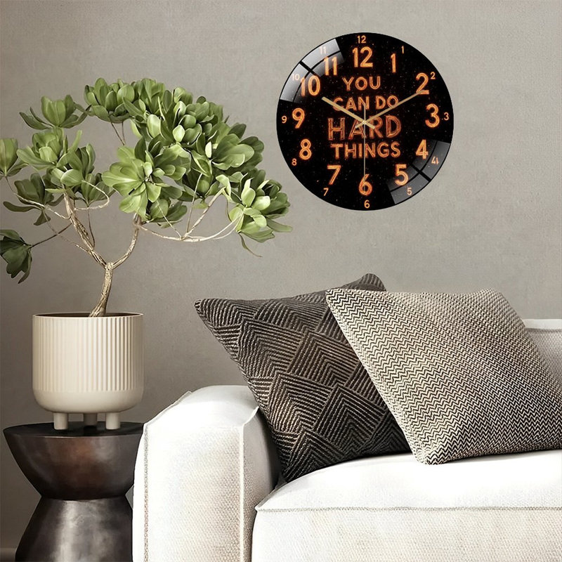 Horloge murale 12 po