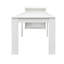 Table de salle à manger moderne extensible avec rangement, parfaite pour les petits espaces et polyvalente dans n'importe quelle pièce