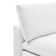 Commix Down Filled Overstuffed Performance Velvet Armless Chair