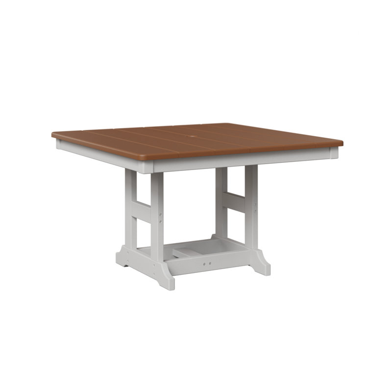 Table carrée 33 po Berlin, Cèdre