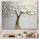 Arvia " White Orchid Tree Garden Of Branches V " on Canvas