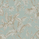 Olio Large Palm Leaves and Stems 33' L x 21" W Wallpaper Roll