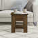 Glass End Table with Storage