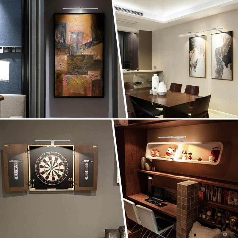 2.87'' Dimmable LED Wall Mounted Picture Light with Remote