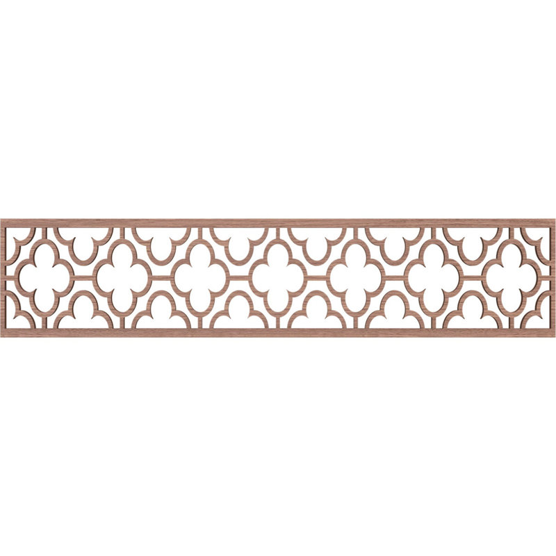 Moulure de Chicago, H 10 po x l 46,75 po x P 0,375 po, Noyer