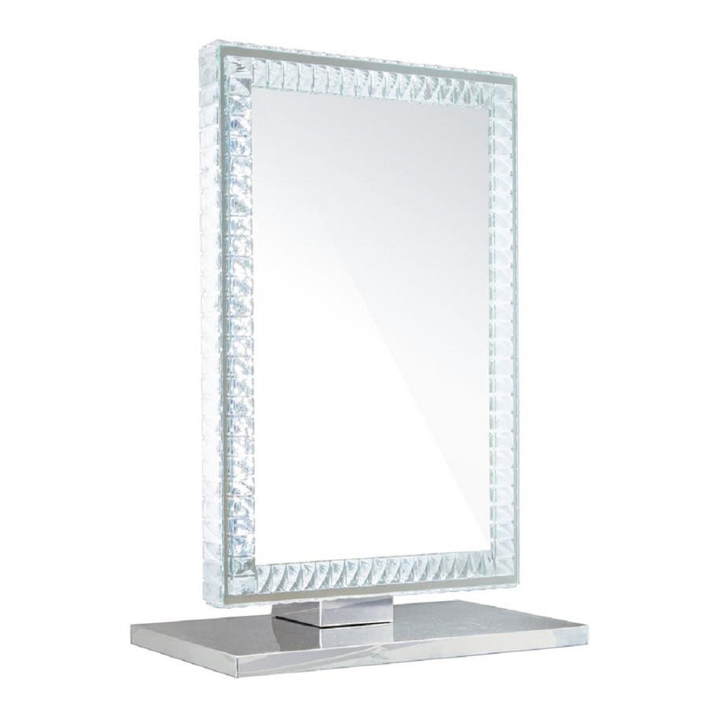 Miroir de maquillage avec miroir pour table Diamond Collection Diamond