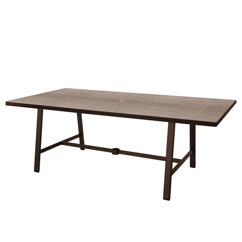 Marin Outdoor Rectangle Dining Table, Copper Creek, Canyon Taupe