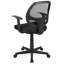 Flash Fundamentals Mid-Back Mesh Swivel Ergonomic Task Office Chair with Arms-1733141225