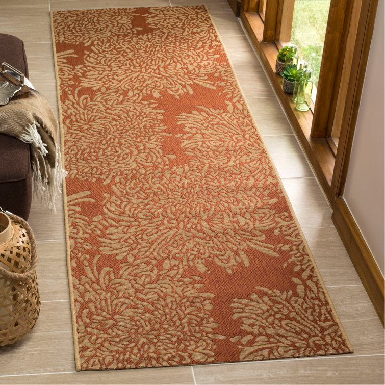 Chrysanthemum Martha Stewart Performance Floral Rug