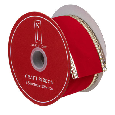 2.5'' Abstract Velvet Ribbon