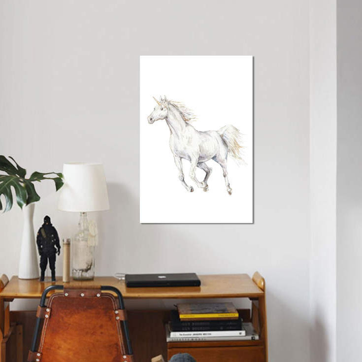 Art sur toile Babacar, H 12 po x l 8 po x P 0,75 po, Non mat, Toile tendue