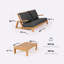 Ensemble de causeuse et de table avec coussins Ertil Ailes