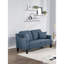 Canapé moderne 2 pièces ensemble canapé et causeuse Mobilier de salon en chenille mélangée-106027479