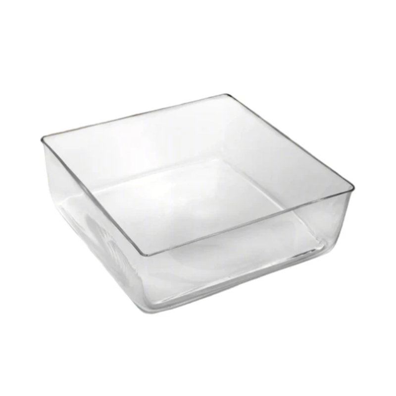 Rectangle en verre transparent