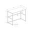 Bureau d'ordinateur, bureau personnel, ordinateur portable, installation à gauche, à droite, tiroirs de rangement, L 40 po, bureau, métal-1758131760