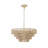 20" Modern 4-Layer Woven Hemp Rope Chandelier