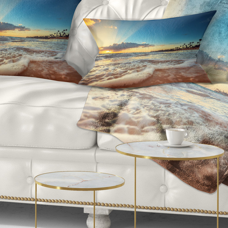 Coussin lombaire en république dominicaine mer exotique