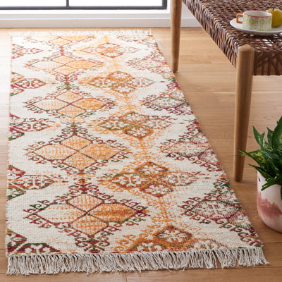 Kilim Flat Weave Wool Geometric Rug