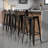 Maresca Counter Stool with Metal Frame-207050714-184343531-184343530