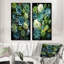 «Green Succulents Serenity Garden», 2 pièces-264924676-264924677