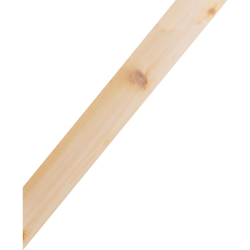 Attelle de genou lisse traditionnelle de l 3 1/2 po x P 18 po x H 22 po, cèdre rouge de l'Ouest, H 22 po x l 3,5 po x P 18 po