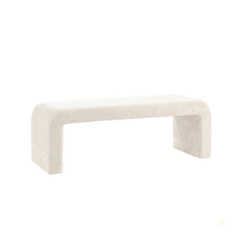 Banc Boucle Waterfall, Crème, crème