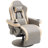 Faux Leather Swivel Recliner