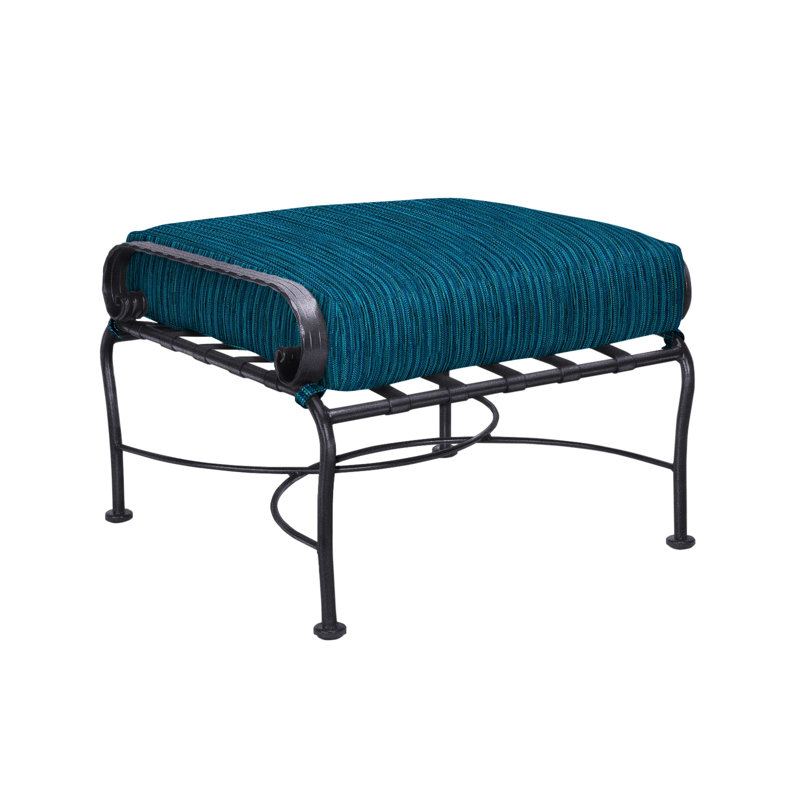 Classico-W Outdoor Ottoman, Graphite, Harris Stone