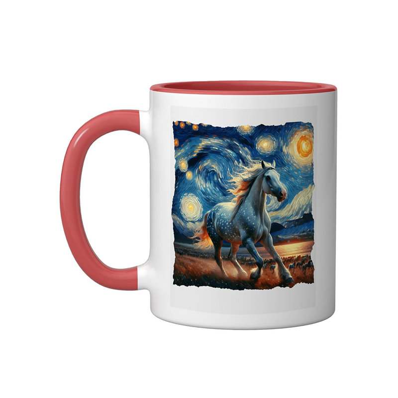 Ceramic Coffee Mug, Red