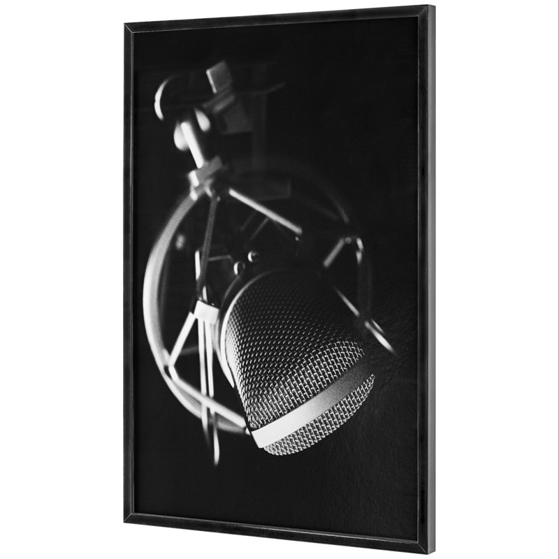 Reproduction d'art mural rétro en noir et blanc