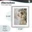 «Soft Snow Flurry», impression encadrée sous verre, design par LSR Design Studio-990130152-990130157