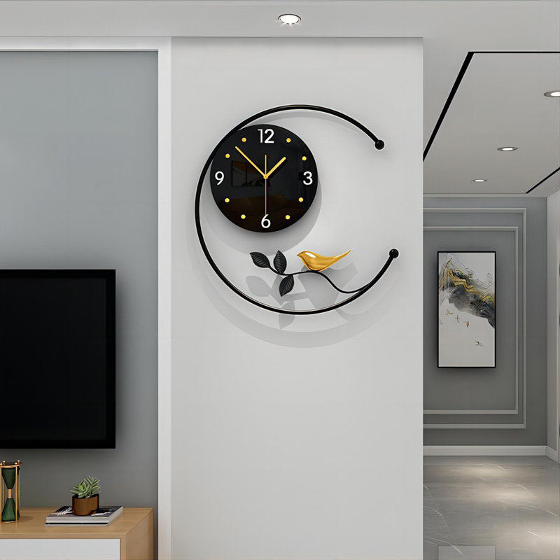 Light Luxury Modern Decoration Fashion Clock Living Room Net Red Creative Simple Atmospheric Clock