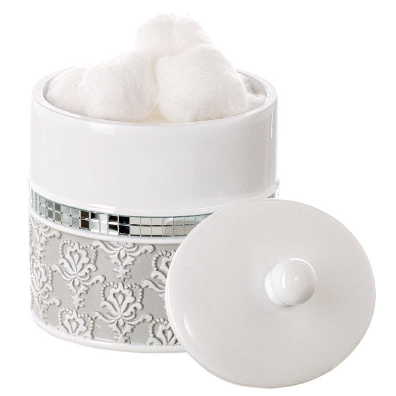 Pot en coton miroir damassé