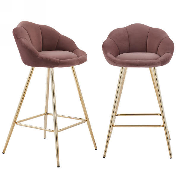 Sparacino 71cm Stool, Pink