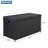 Senbabe 51.2'' W 132 Gallons Water Resistant Wicker Deck Box in Black