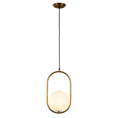 Denney 1 - Light Gold Single Pendant